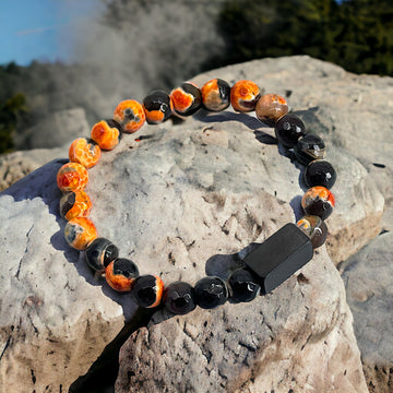NIEUW: π Drakenader π₯ Kralenarmband - Decagon Edition